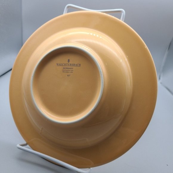 Waechtersbach Set (3) Embossed Dots Soup Salad Pasta Plates 8.75” Orange - Picture 5 of 5